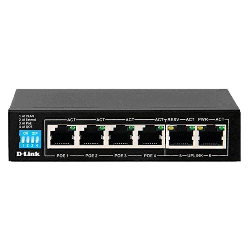 Switch D-Link DGS-1008MP 8 Cổng Gigabit PoE+