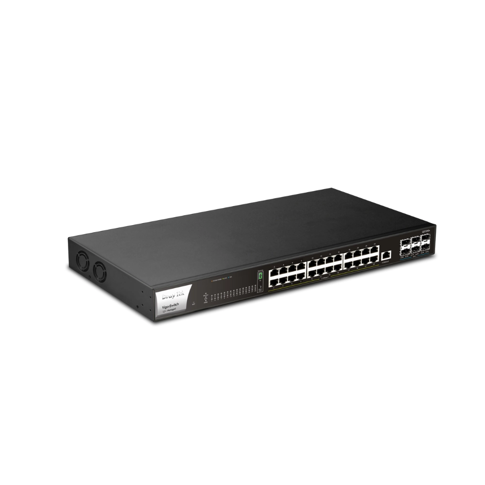 Ảnh minh họa Switch DrayTek VigorSwitch G2300x (30 port/ 2.5/10 Gbps/ 6 SFP+) 1