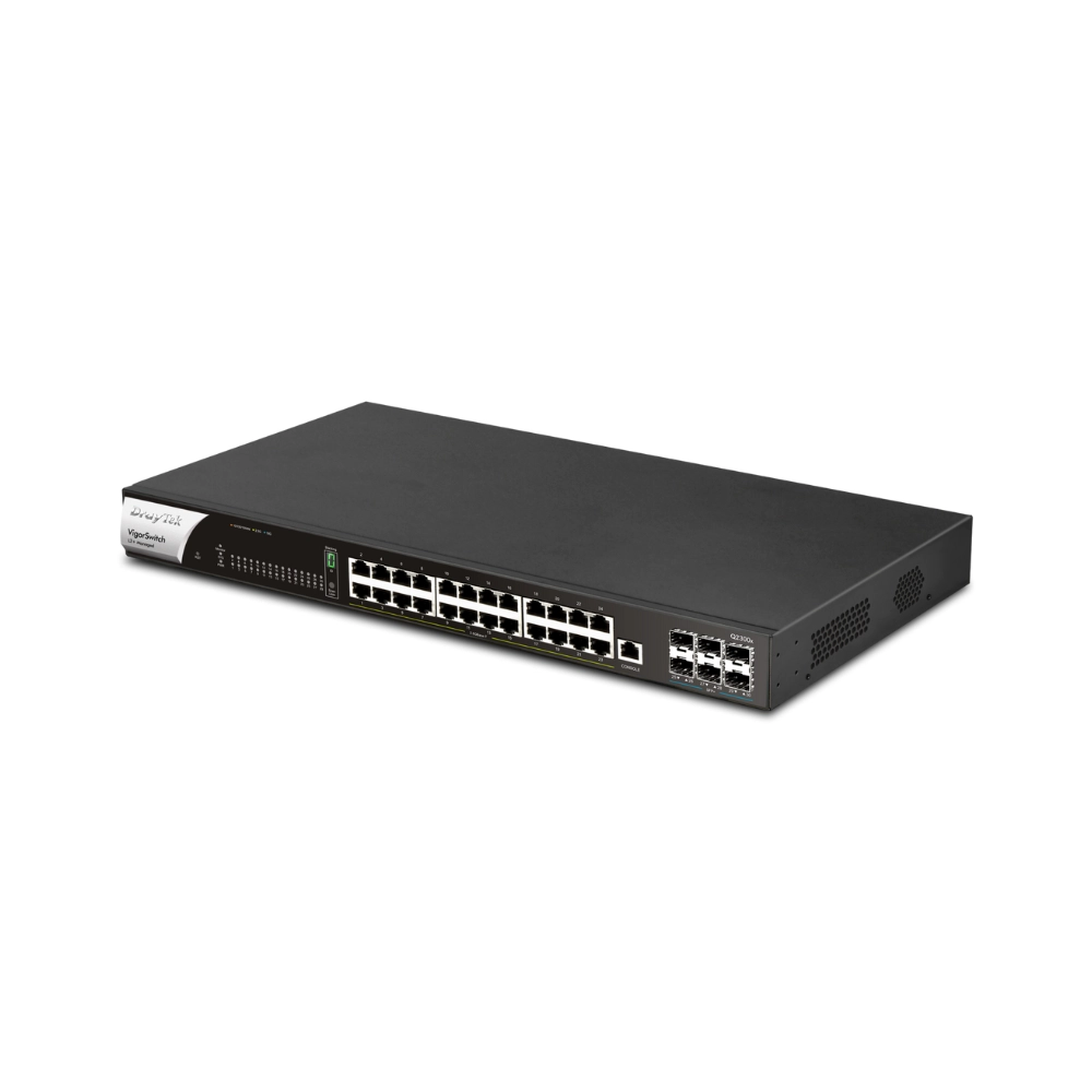 Ảnh minh họa Switch DrayTek VigorSwitch G2300x (30 port/ 2.5/10 Gbps/ 6 SFP+) 2