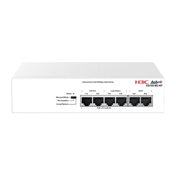 Switch H3C AOLYNK ES100-6G-HP