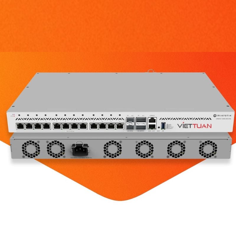 Switch MikroTIK CRS816-12XG-2XG-2VQ-RM