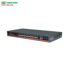  Switch PoE APTEK SG1244P (24 port/ 1 Gbps) 