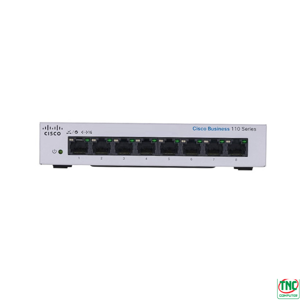 Ảnh minh họa Switch PoE Cisco CBS110-8PP-D (8 port/ 10/100/1000 Mbps) 2