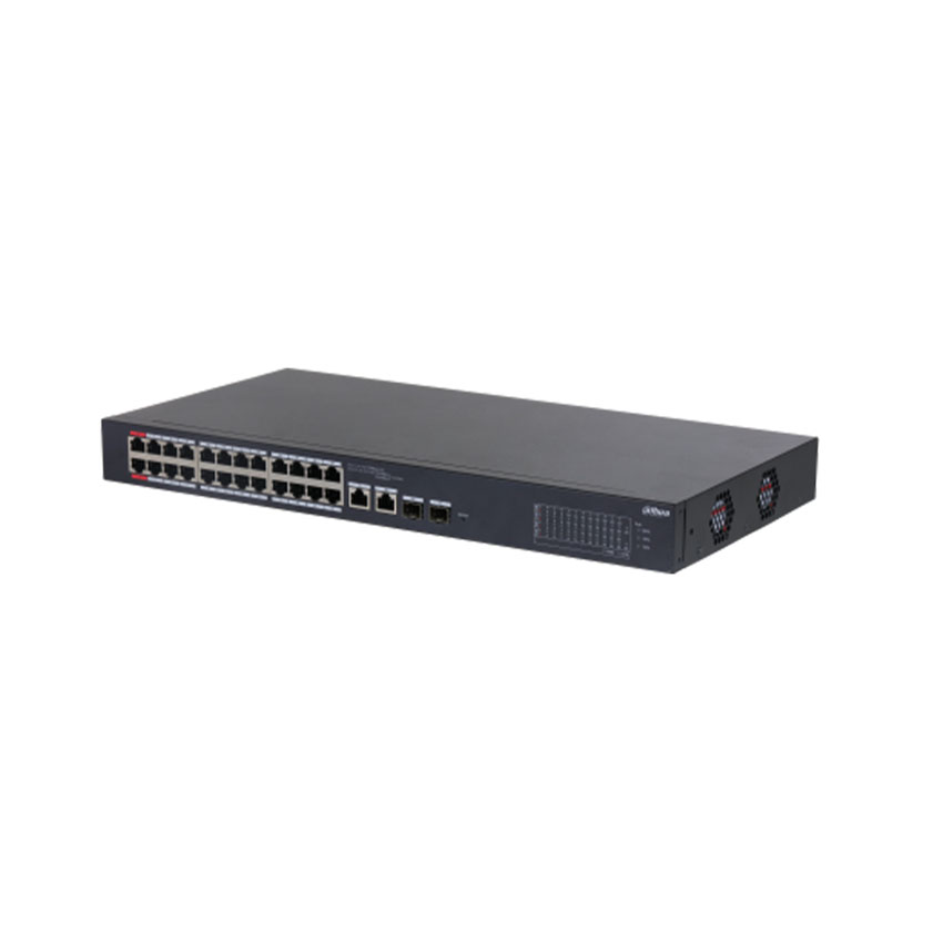 Ảnh minh họa Switch PoE Cloud 26 port DAHUA DH-CS4226-24ET-240 2