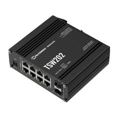  Switch PoE công nghiệp Teltonika TSW202, 8x 1GbE PoE+, 2x SFP Ports 