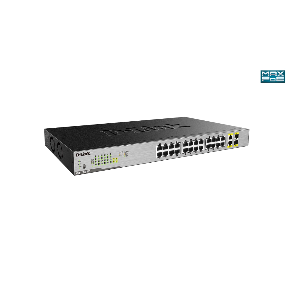 Ảnh minh họa Switch PoE D-Link DGS-1026MP (26 port/ 10/100/1000 Mbps) 2