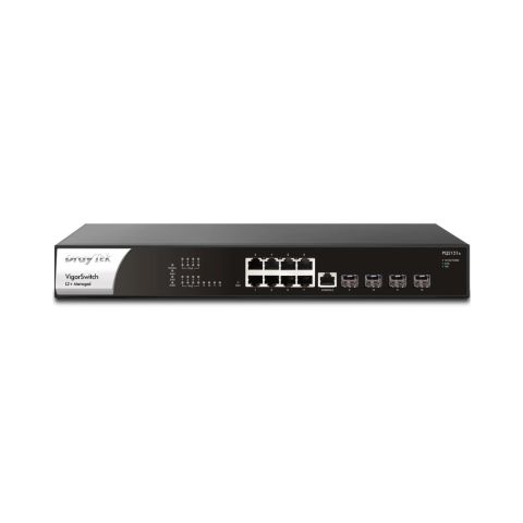Switch PoE+ DrayTek VigorSwitch L2+ PQ2121x (12 port)