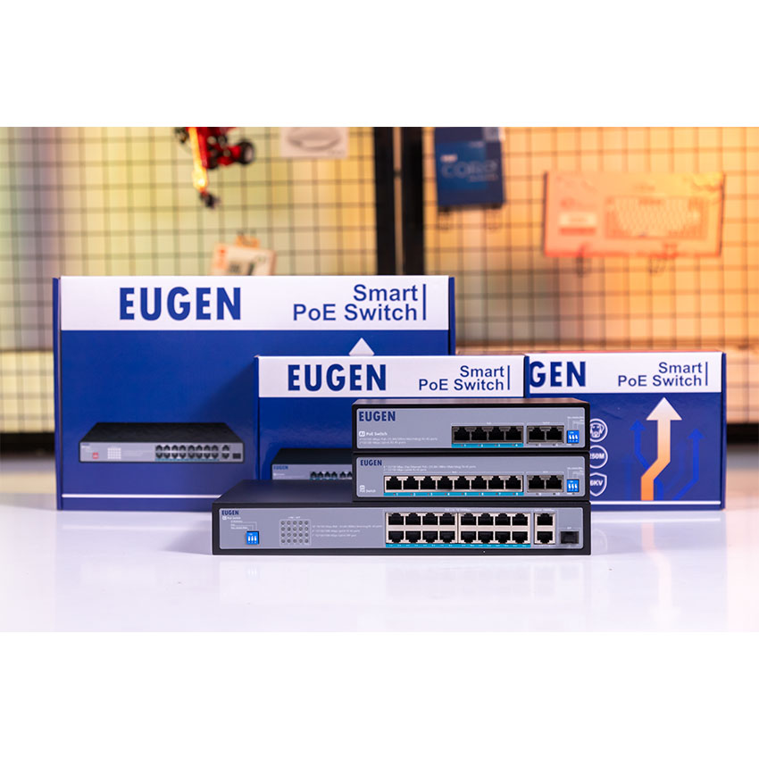 Ảnh minh họa SWITCH POE EUGEN-3118POE/16 POE/2 UPLINK/ 200W 2