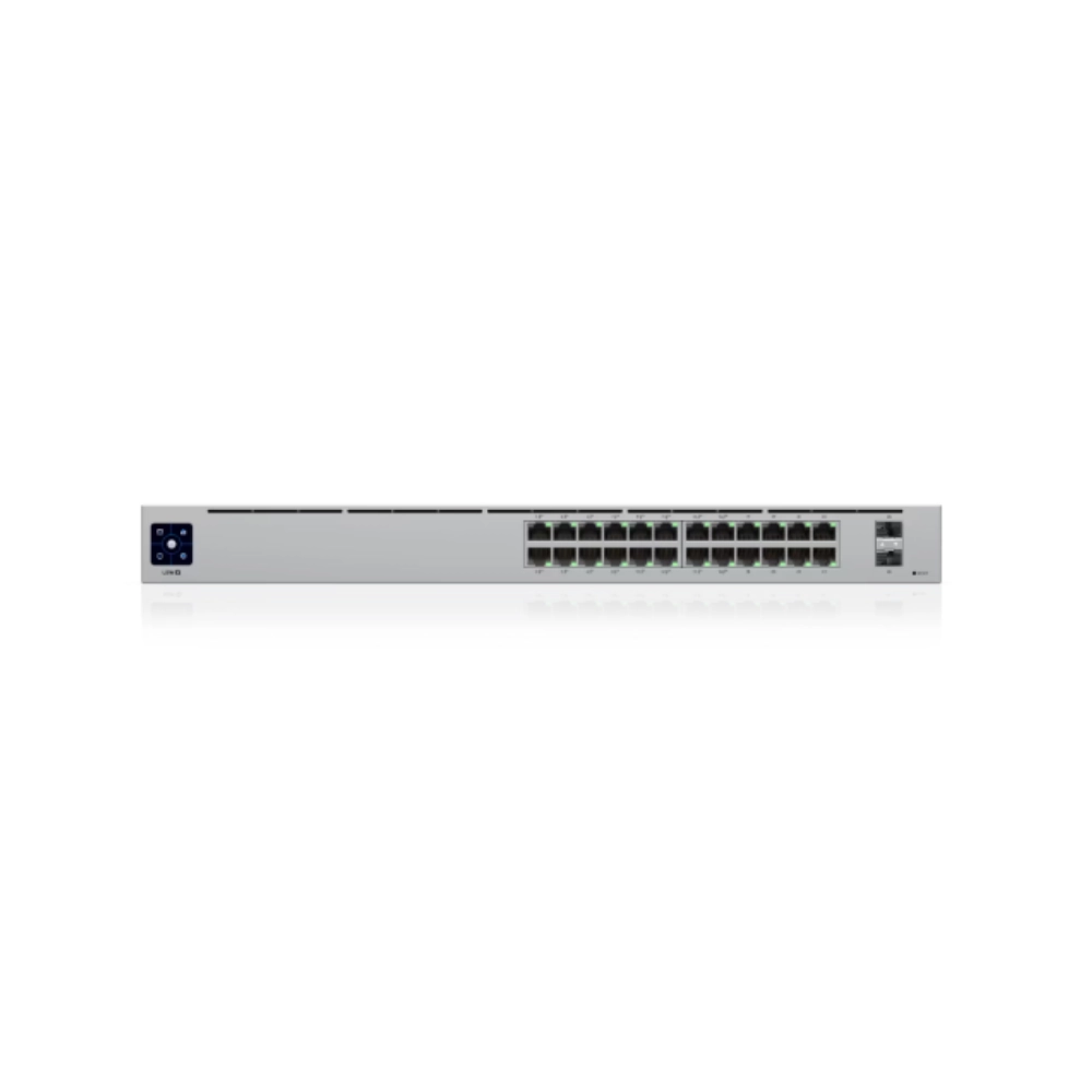Ảnh minh họa Switch PoE+ Unifi USW-24-POE (24 port/ 10/100/1000 Mbps/ 2 SFP+) 1