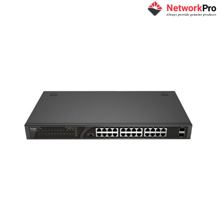 Ảnh minh họa Switch Ruijie RG-ES126G-LP-L 24 Port (Hàng Chính Hãng) 1