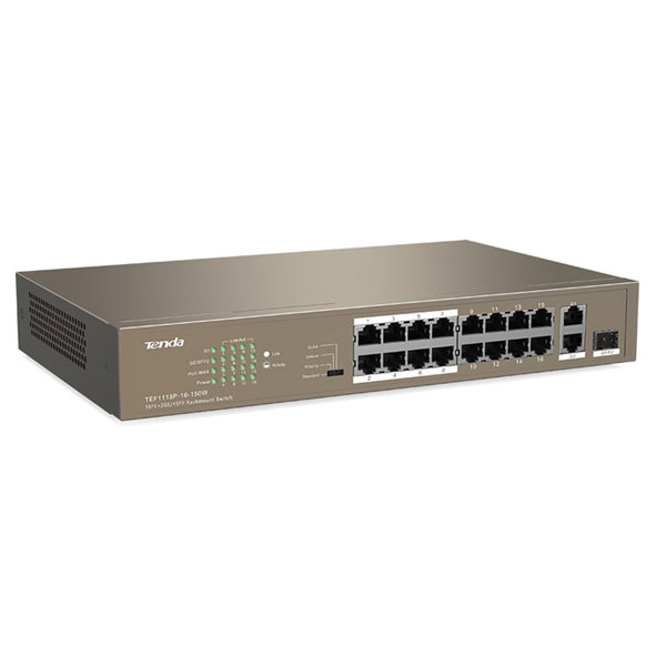 Ảnh minh họa Switch Tenda TEF1118P 2