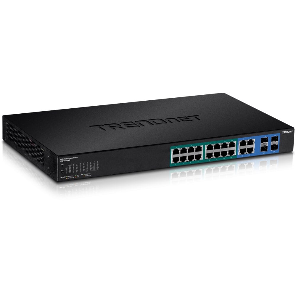 Switch TRENDnet TPE-1620WS 20-Port Gigabit Web Smart PoE+ Switch