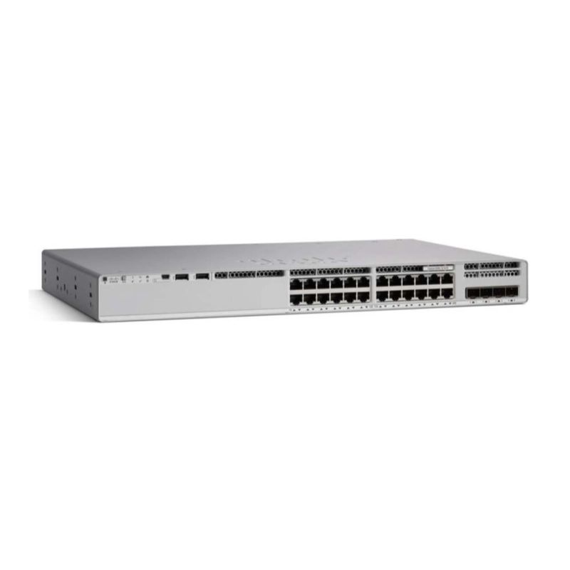 Swtich Cisco C9200L-24P-4X-A, 24 cổng PoE+, 4 cổng 10G SFP+