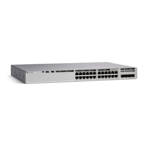 Swtich Cisco C9200L-24P-4X-A, 24 cổng PoE+, 4 cổng 10G SFP+
