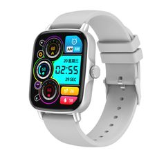  AW18 White – Đồng hồ thông minh 1.69 inch IP68, Bluetooth 5.0, Theo dõi sức khỏe 