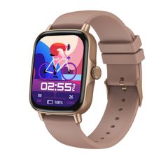  AW18 Pink – Đồng hồ thông minh 1.69 inch IP68, Bluetooth 5.0, Theo dõi sức khỏe 