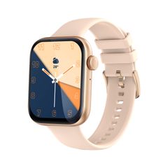  Đồng hồ thông minh P59 Beige - 2.01 inch, theo dõi nhịp tim – huyết áp – SpO₂, Bluetooth 5.2, màn hình lớn sắc nét 