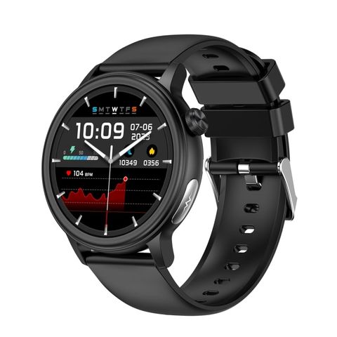 ET470 1.39 Inch Bluetooth Call Black – Đồng hồ thông minh ECG, theo dõi sức khỏe toàn diện
