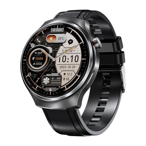 V16 1.46 inch Black – Đồng hồ thông minh Bluetooth, IP67, theo dõi nhịp tim