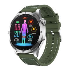  Đồng hồ thông minh ET485 1.43 inch Dây đeo nylon Màu Xanh lá, hỗ trợ cuộc gọi Bluetooth / ECG 