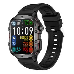  Đồng hồ QX11 Màu Đen – Bluetooth, nhịp tim, huyết áp, oxy máu 