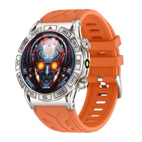 Đồng hồ thông minh KC80 Camouflage  Orange - màn hình màu 1,43 inch, Hỗ trợ Trợ lý giọng nói AI