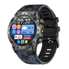  Đồng hồ thông minh KC80 Camouflage Black - màn hình màu 1,43 inch, Hỗ trợ Trợ lý giọng nói AI 