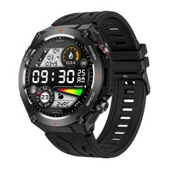  Đồng hồ thông minh KC82 Black – Màn hình màu 1,45 inch, Hỗ trợ cuộc gọi Bluetooth & sức khỏe 