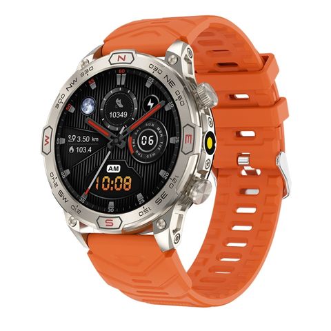 Đồng hồ thông minh KC86 Orange  - màn hình màu 1,43 inch, Hỗ trợ cuộc gọi Bluetooth / Theo dõi sức khỏe
