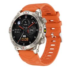  Đồng hồ thông minh KC86 Orange  - màn hình màu 1,43 inch, Hỗ trợ cuộc gọi Bluetooth / Theo dõi sức khỏe 