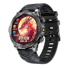  Đồng hồ thông minh KC86 Camouflage Black  - màn hình màu 1,43 inch, Hỗ trợ cuộc gọi Bluetooth / Theo dõi sức khỏe 