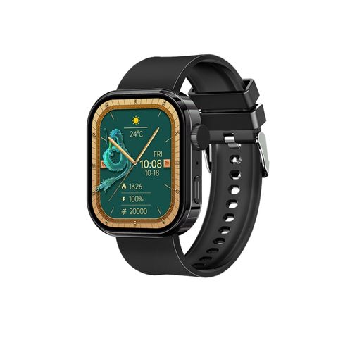 Smartwatch N18 2.01 inch Black – Gọi Bluetooth, NFC, theo dõi sức khỏe