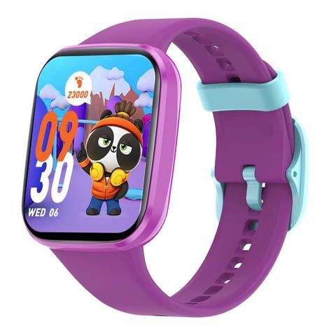 Wish 6 Kids 1.69 inch Purple – Đồng hồ thông minh chống nước IP68, Hỗ trợ nhiệm vụ & phần thưởng cho trẻ em