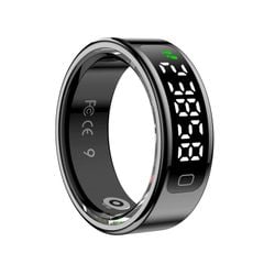  Nhẫn thông minh R11C Size 9 Màu Đen – Theo dõi nhịp tim, Oxy máu, Giấc ngủ 