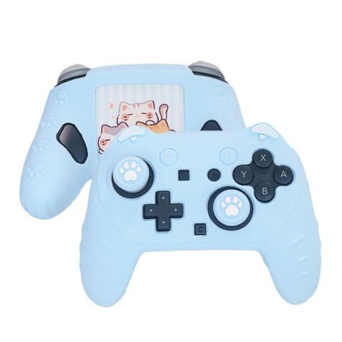 Vỏ bảo vệ bằng silicon cho tay cầm chơi game Nintendo Switch 2 Pro (Màu Xanh Dương)