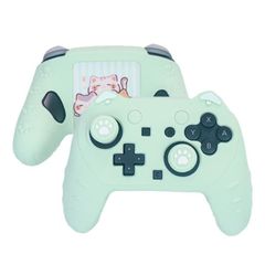  Vỏ bảo vệ bằng silicon cho tay cầm chơi game Nintendo Switch 2 Pro (Màu Xanh Lá) 