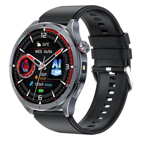 Đồng hồ thông minh ET472 Black - Bluetooth màn hình màu 1,53 inch, dây đeo silicon, hỗ trợ AI-GPT, Hỏi và Đáp thông minh