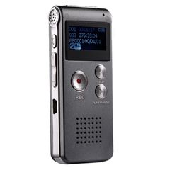  Máy ghi âm kỹ thuật số SK-012 8GB Xám – Ghi âm USB, Hỗ trợ MP3/WAV 