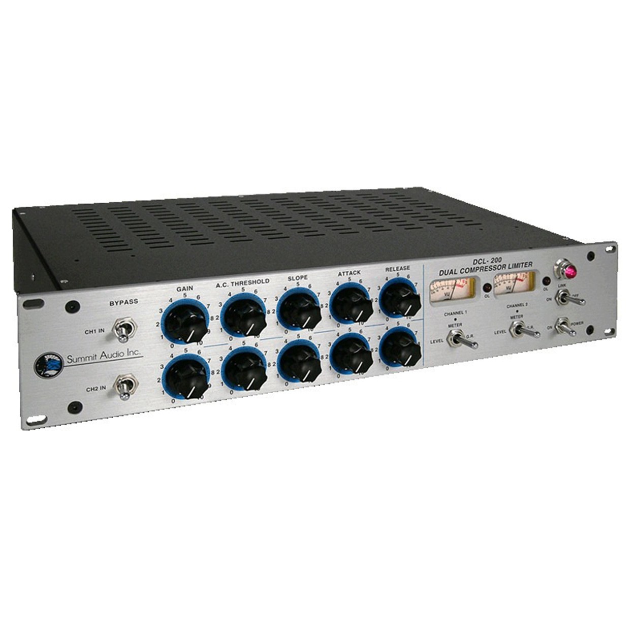 Ảnh minh họa Summit Audio DCL-200 Dual Channel Tube Compressor/Limiter – Hàng Chính Hãng 1