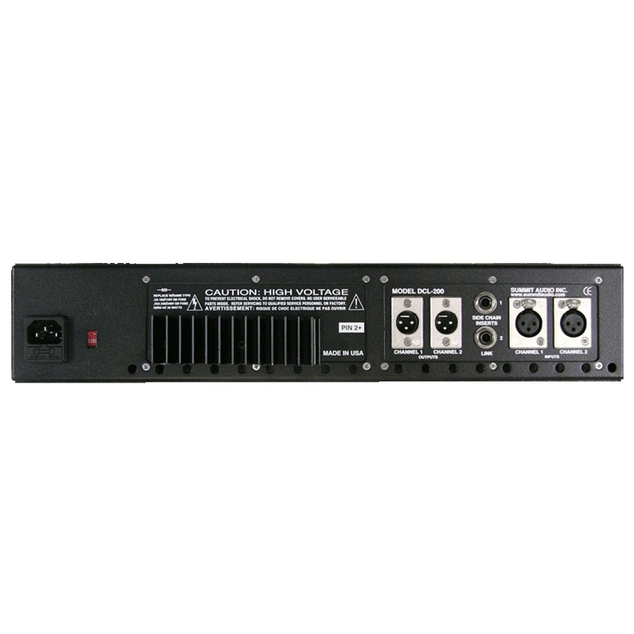 Ảnh minh họa Summit Audio DCL-200 Dual Channel Tube Compressor/Limiter – Hàng Chính Hãng 2