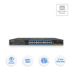  Thiết bị Switch doanh nghiệp Aurcore AES4001P 24 x GE 