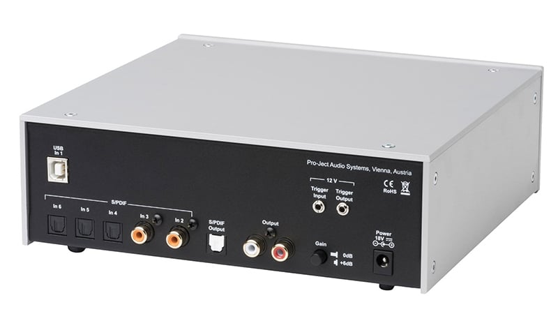 Ảnh minh họa DAC Pro-Ject DAC Box DS2 Ultra, Chip Asahi Kasei Microdevices AK4490, RCA, OPTICAL 1