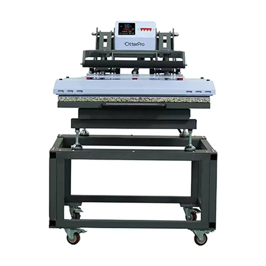 Ảnh minh họa Máy ép nhiệt khổ lớn dạng ngăn kéo OtterPro - 60x80cm / Xanh nhạt (Không kèm chân đế) 1