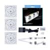 Quạt tản nhiệt máy tính Lian Li TL LCD Wireless 120-3 White