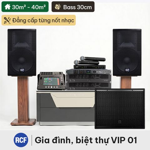 Dàn karaoke gia đình, biệt thự VIP RCF 01 (RCF C5212 W MK3)