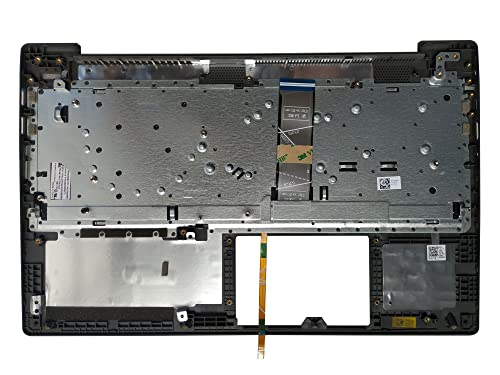 Ảnh minh họa Thay Vỏ Laptop Lenovo IdeaPad 5 15IIL05 15ARE05 15ITL05 US Layout Backlit with Palmrest Upper Cover Case Shell Plastic (Dark Gray) Laptop Replacement Keyboard Compatible for Zin 2
