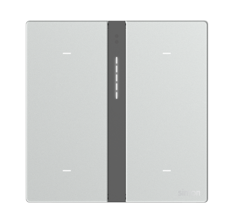 Module công tắc bốn gồm 2 công tắc bối cảnh và 2 công tắc thường Simon