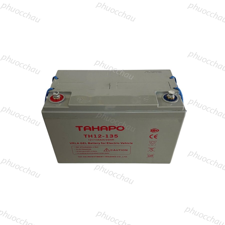 Ảnh minh họa Ắc Quy Tahapo TH12-135 12V-135Ah, ắc quy dùng cho xe điện, xe golf, xe chà sàn 2