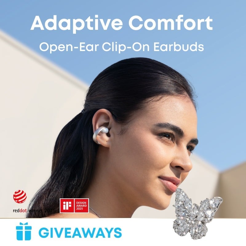 Ảnh minh họa Tai Nghe Kẹp Tai Không Dây SOUNDCORE AeroClip (Bluetooth v5.4, 8H, Hi-Res Audio) – PINK 3