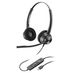  Tai nghe có dây Poly EP 320 Stereo USB-C HS TAA _ 767F9AA 